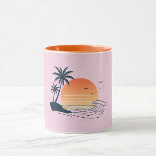 Flamingo Mondkind Sommer Tasse