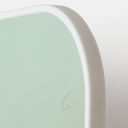 Flamingo Monogram Personalisiert Pickleball Schläger (Linke Seite)