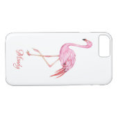 Flamingo Monogram Phone Case (Rückseite (Horizontal))