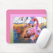 Flamingo Mouse Pad-Pink Mousepad (Mit Mouse)
