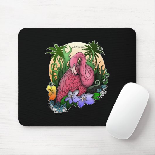 Flamingo Mousepad (Mit Mouse)