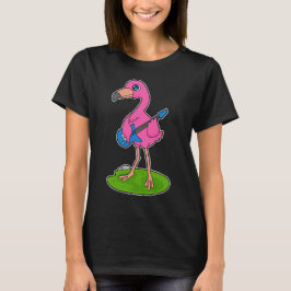 Flamingo Musician Guitar Music T-Shirt
