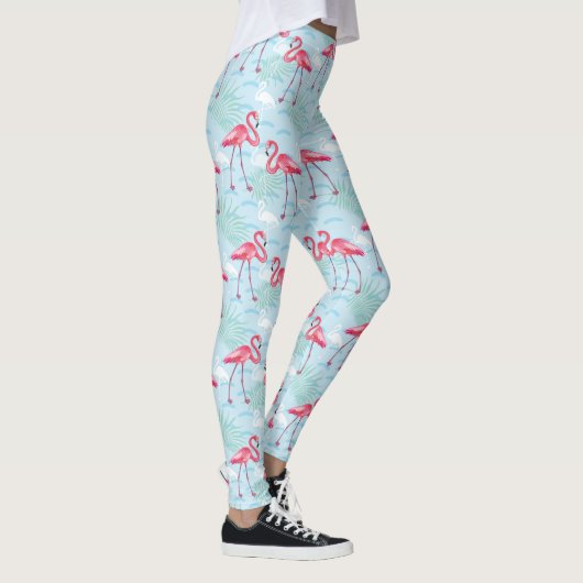 Flamingo-Muster 2 Leggings (Rechts)