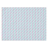 Flamingo-Muster 2 Tischdecke (Vorderseite (Horizontal))