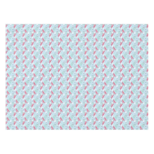 Flamingo-Muster 2 Tischdecke (Vorderseite (Horizontal))