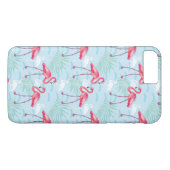 Flamingo-Muster Case-Mate iPhone Hülle (Rückseite (Horizontal))