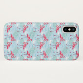 Flamingo-Muster Case-Mate iPhone Hülle (Rückseite (Horizontal))