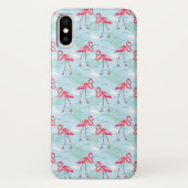 Flamingo-Muster Case-Mate iPhone Hülle (Rückseite)