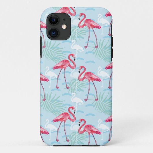 Flamingo-Muster Case-Mate iPhone Hülle (Rückseite)