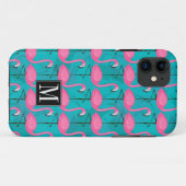 Flamingo-Muster| Erste Schritte Case-Mate iPhone Hülle (Rückseite (Horizontal))