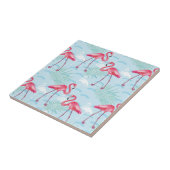 Flamingo-Muster Fliese (Seite)