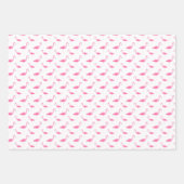 Flamingo-Muster Geschenkpapier Set (Vorderseite 3)