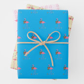 Flamingo Muster Geschenkpapier Set (Beispiel)