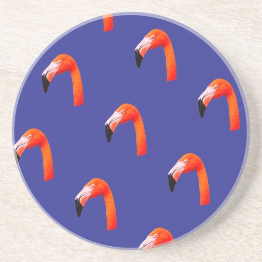 Flamingo-Muster Getränkeuntersetzer (Vorne)