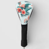 Flamingo-Muster Golf Headcover (Vorderseite)