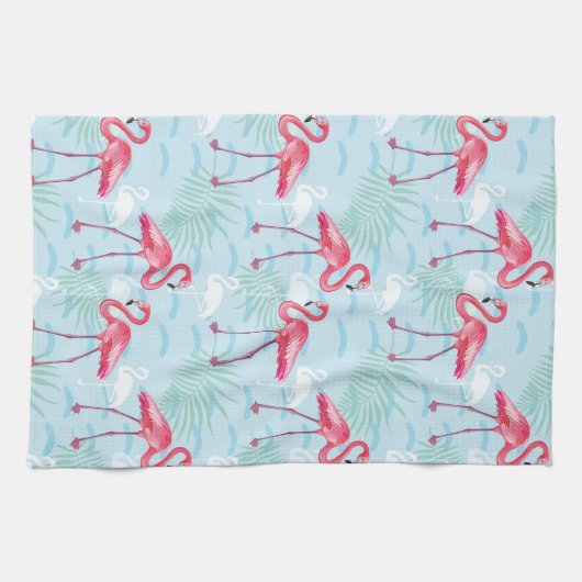 Flamingo-Muster Handtuch (Horizontal)