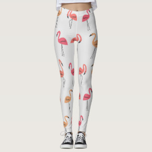 Flamingo Muster Hintergrund tropisches Design Leggings
