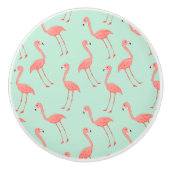 Flamingo-Muster Keramikknauf (Vorderseite)