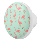 Flamingo-Muster Keramikknauf (Rechts)