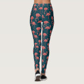 Flamingo-Muster Leggings (Rückseite)