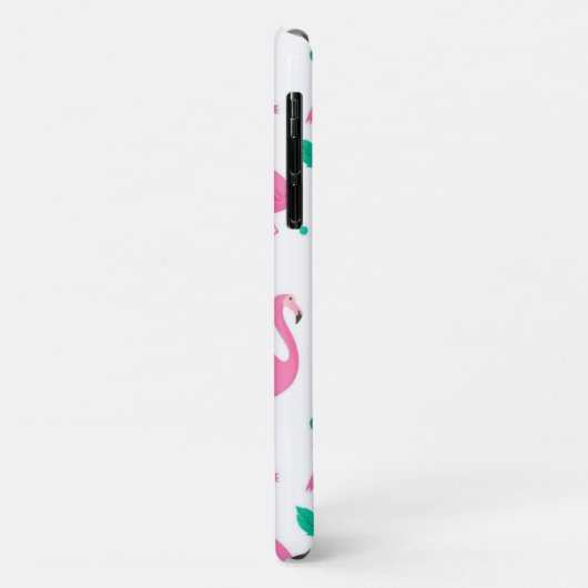 Flamingo Muster Monogram und Name Custom Case-Mate iPhone Hülle (Hinten/Links)