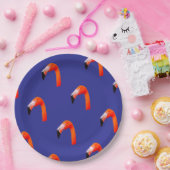 Flamingo-Muster Pappteller (Party)
