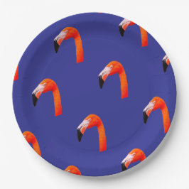 Flamingo-Muster Pappteller