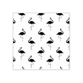 Flamingo Muster Print Wood Art Briefmarke Gummistempel (Prägung)