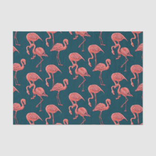 Flamingo-Muster Seidenpapier