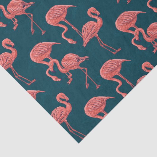 Flamingo-Muster Seidenpapier (Ausschnitt)