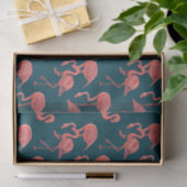 Flamingo-Muster Seidenpapier (Geschenk)