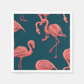 Flamingo-Muster Serviette (Vorderseite)