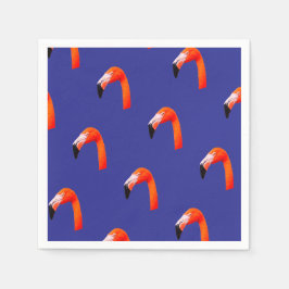 Flamingo-Muster Serviette