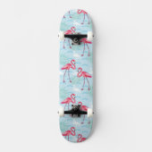 Flamingo-Muster Skateboard (Vorderseite)