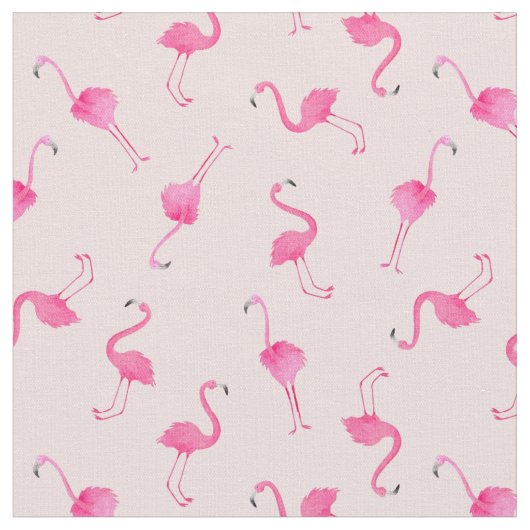 Flamingo-Muster Stoff (Nahaufnahme)