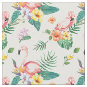 Flamingo-Muster Stoff (Nahaufnahme)