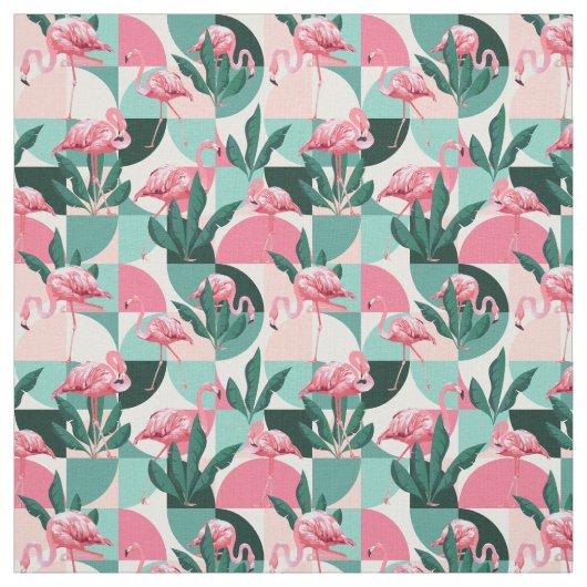 Flamingo-Muster Stoff (Muster)