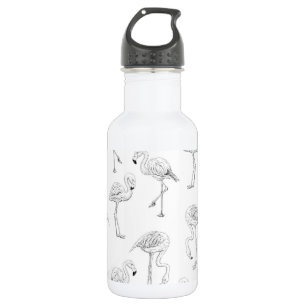 Flamingo-Muster Trinkflasche
