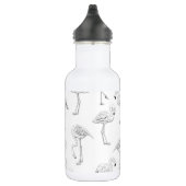 Flamingo-Muster Trinkflasche (Rechts)