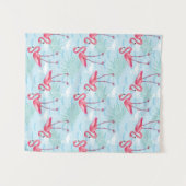 Flamingo-Muster Wandteppich (Vorderseite (Horizontal))