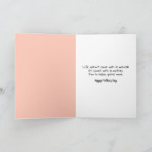 Flamingo Mutter mit Küken Karte (Innenseite)