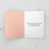 Flamingo Mutter mit Küken Karte (Innenseite)