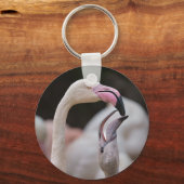 Flamingo Mutter und Baby Schlüsselanhänger (Vorderseite)