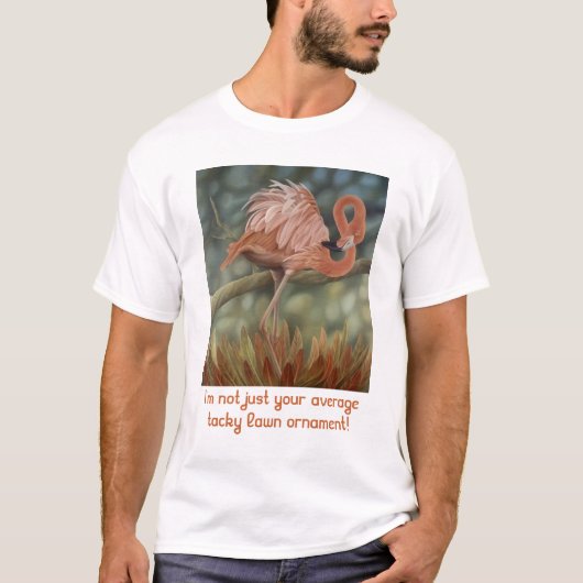 Flamingo-NachtShirt T-Shirt (Vorderseite)