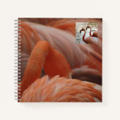 Flamingo Nah Up Notebook Notizblock (Vorderseite)
