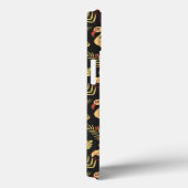 Flamingo nahtlose gelb-weiße Blume Case-Mate iPhone Hülle (Rückseite / Rechts)