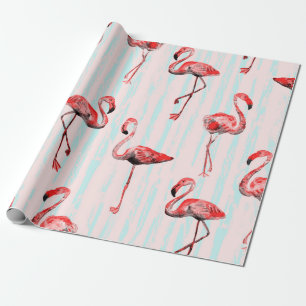 Flamingo nahtloses Muster Geschenkpapier