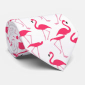 Flamingo Neck Tie Krawatte (Gerollt)
