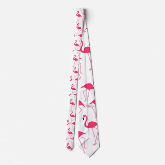 Flamingo Neck Tie Krawatte (Rückseite)