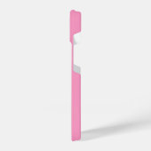 Flamingo Neon rosa Glitzern Personalisieren Sie Ih iPhone Hülle (Linke Seite)